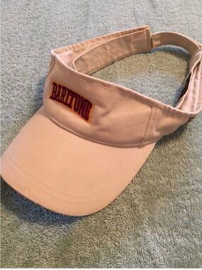 Cobra visor Baritone music band tan unisex adjustable back strap embroidered